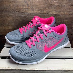 Nike Flex 2015 Run 709021-009 Pink/Gray Running